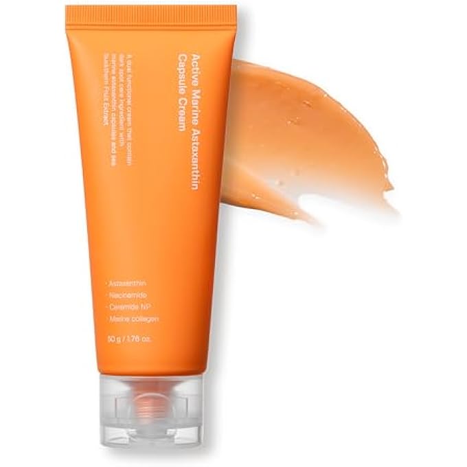 SUNGBOON EDITOR ACTIVE MARINE ASTAXANTHIN CAPSULE CREAM 50ML | FACIAL CREAM FOR BRIGHTENING | DEEP HYDRATION, SOOTHING, MOISTURIZER - Image 1